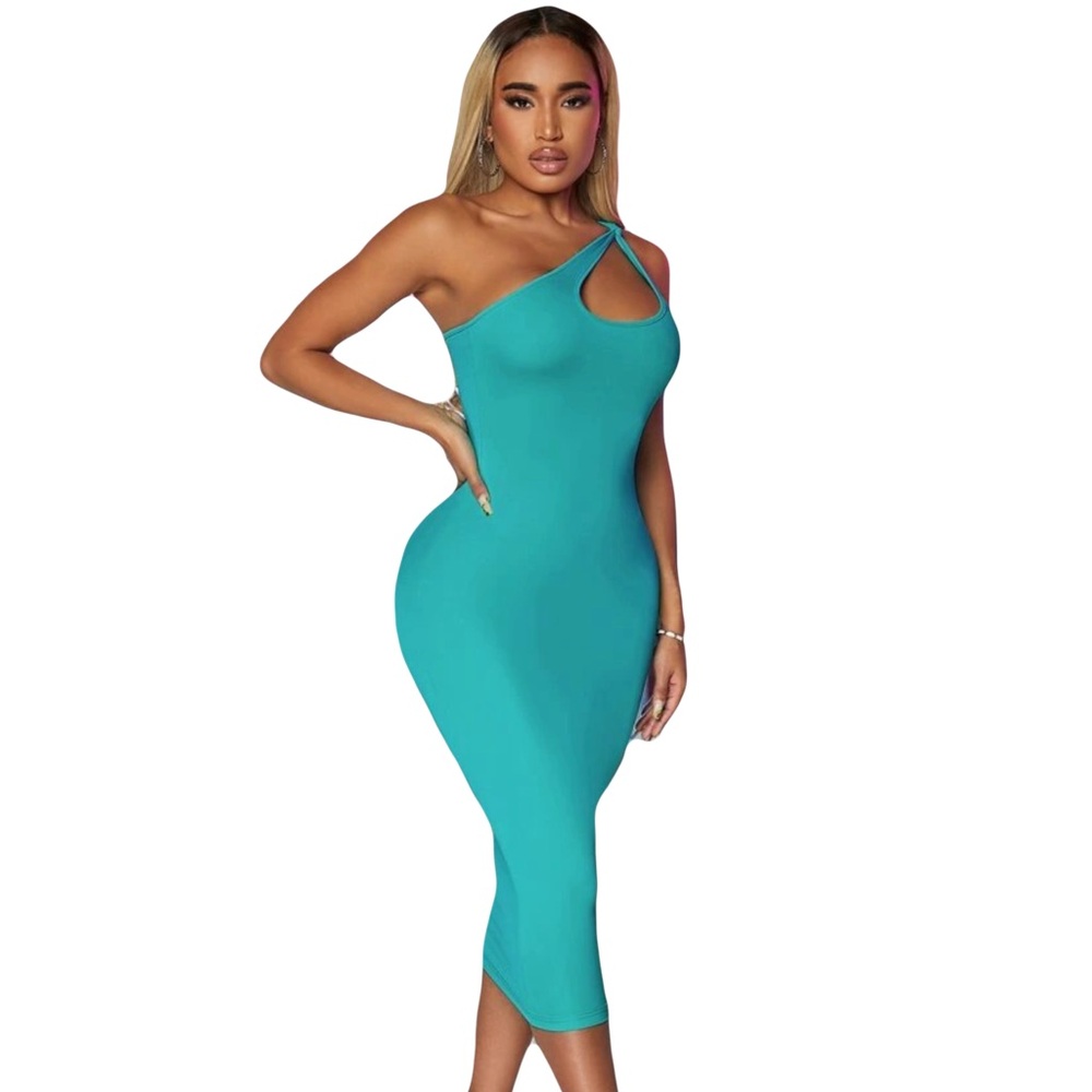 One Shoulder Cocktail Dress
